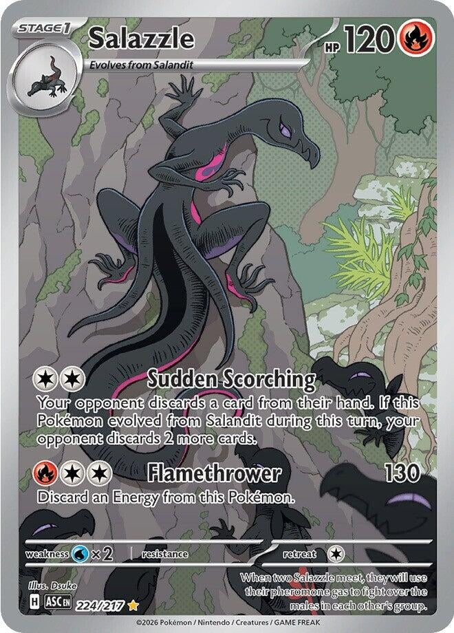 Image for Salazzle (224/217) (ME: Ascended Heroes) - Pokemon