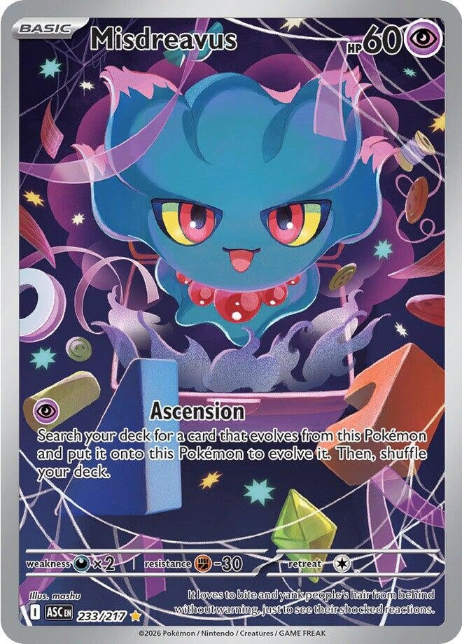 Image for Misdreavus (233/217) (ME: Ascended Heroes) - Pokemon
