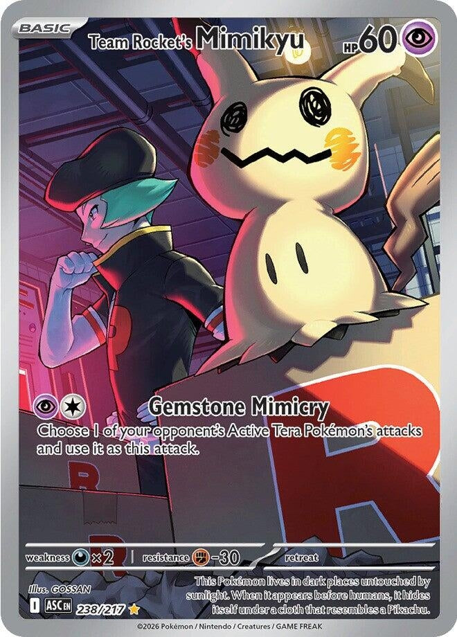 Image for Team Rocket's Mimikyu (238/217) (ME: Ascended Heroes) - Pokemon