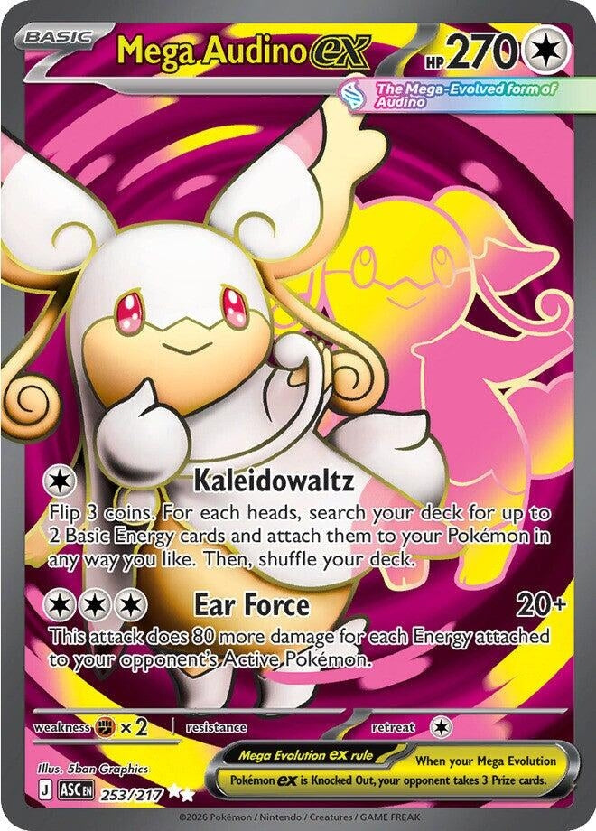 Image for Mega Audino ex (253/217) (ME: Ascended Heroes) - Pokemon
