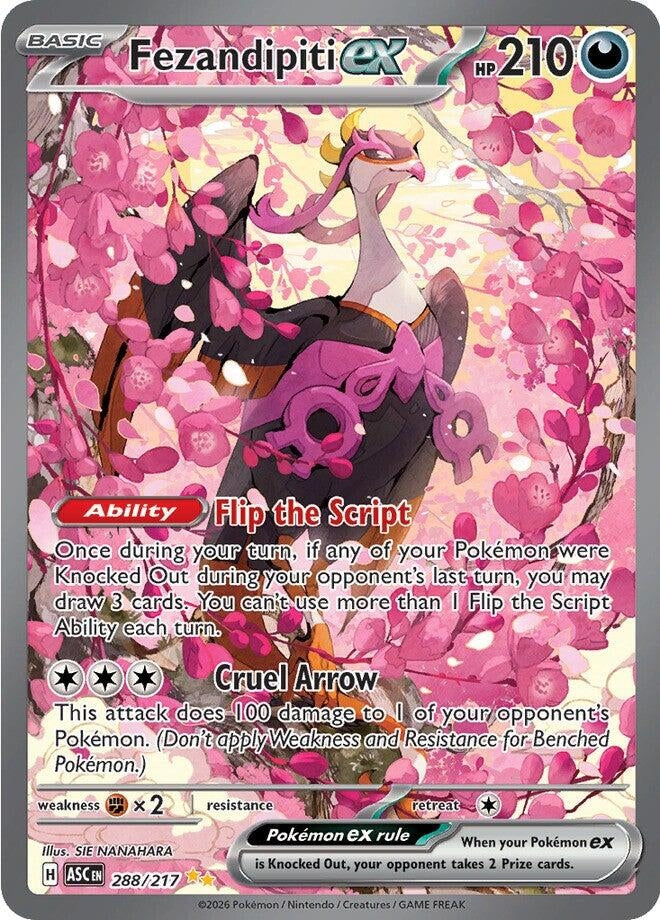 Image for Fezandipiti ex (288/217) (ME: Ascended Heroes) - Pokemon