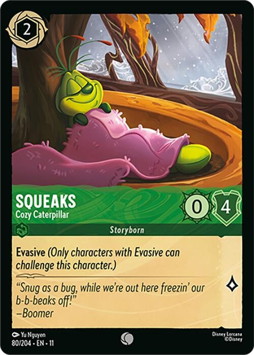 Image for Squeaks - Cozy Caterpillar (80/204) (Winterspell) - Disney Lorcana