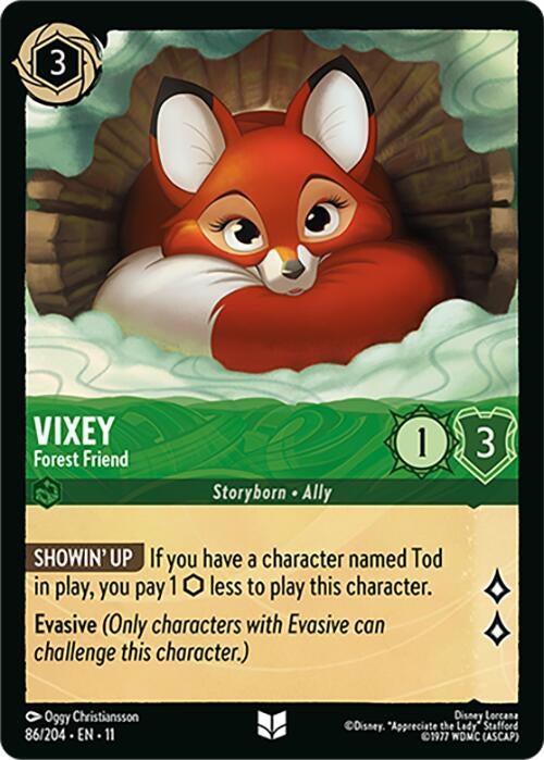 Image for Vixey - Forest Friend (86/204) (Winterspell) - Disney Lorcana