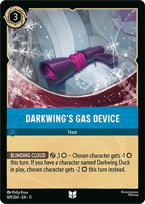 Image for Darkwing's Gas Device (169/204) (Winterspell) - Disney Lorcana