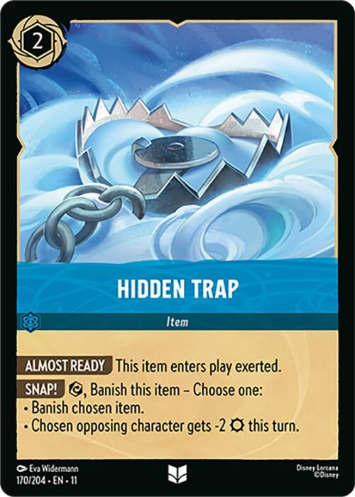 Image for Hidden Trap (170/204) (Winterspell) - Disney Lorcana