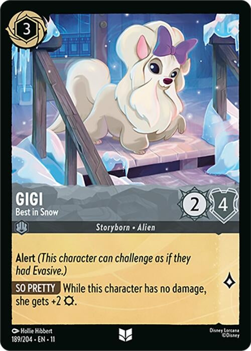Image for Gigi - Best in Snow (189/204) (Winterspell) - Disney Lorcana