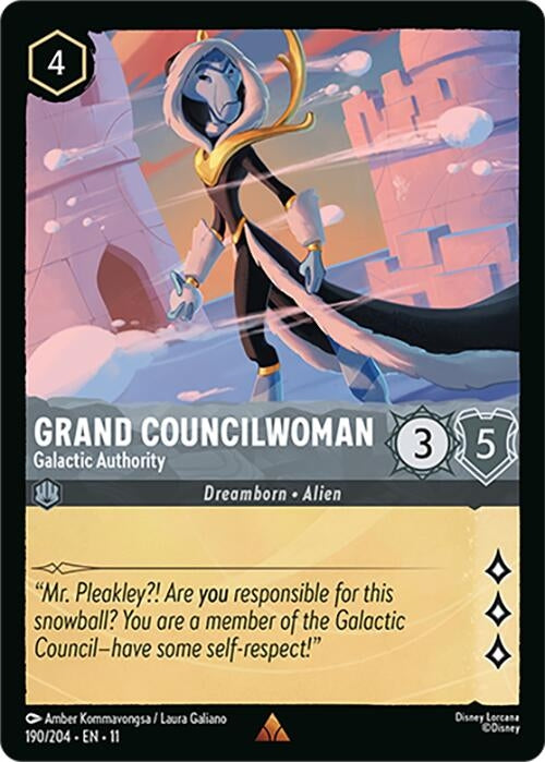 Image for Grand Councilwoman - Galactic Authority (190/204) (Winterspell) - Disney Lorcana