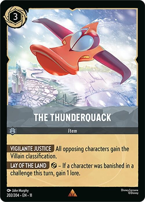 Image for The Thunderquack (202/204) (Winterspell) - Disney Lorcana