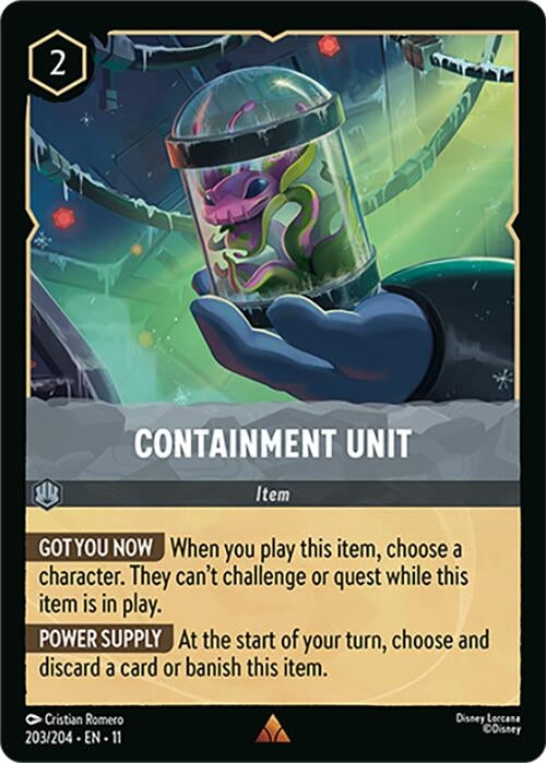 Image for Containment Unit (203/204) (Winterspell) - Disney Lorcana