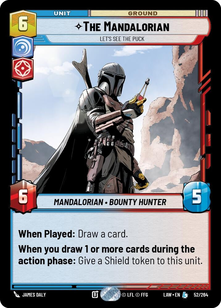 Image for The Mandalorian - Let's See The Puck (52/264) (A Lawless Time) - Star Wars: Unlimited
