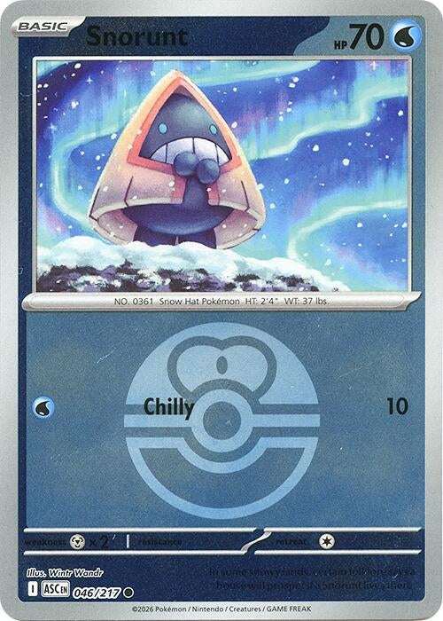 Image for Snorunt - 046/217 (Love Ball) (046/217) (ME: Ascended Heroes) - Pokemon
