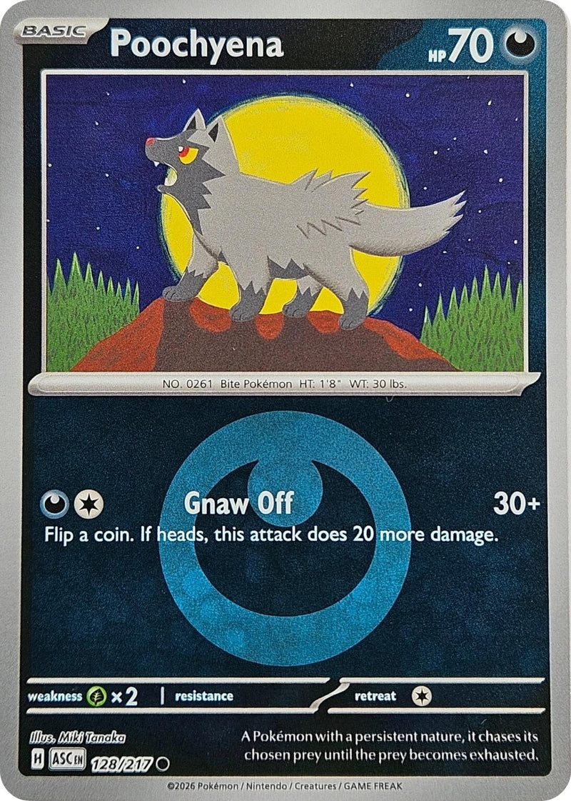 Image for Poochyena (Energy Symbol Pattern) (128/217) (ME: Ascended Heroes) - Pokemon