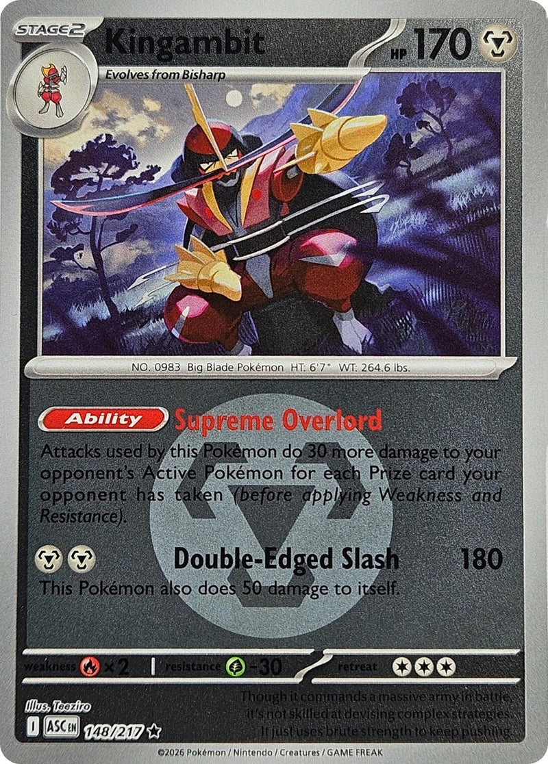 Image for Kingambit (Energy Symbol Pattern) (148/217) (ME: Ascended Heroes) - Pokemon