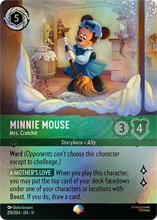 Image for Minnie Mouse - Mrs. Cratchit (Epic) (213/204) (Winterspell) - Disney Lorcana