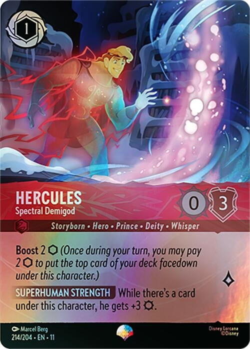 Image for Hercules - Spectral Demigod (Epic) (214/204) (Winterspell) - Disney Lorcana