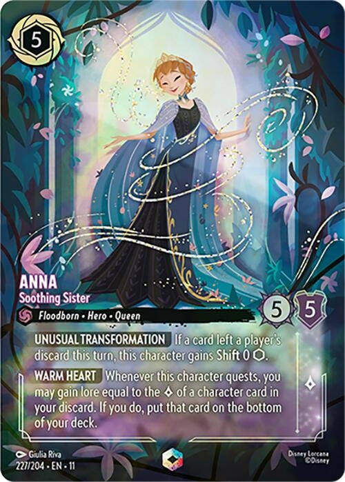 Image for Anna - Soothing Sister (Enchanted) (227/204) (Winterspell) - Disney Lorcana