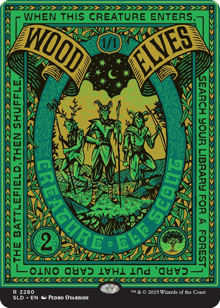 Image for Wood Elves (2280) (2280) (Secret Lair Drop Series) - Magic: The Gathering