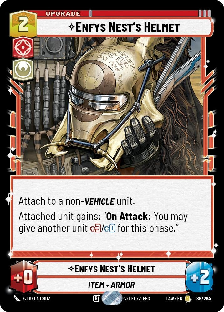 Image for Enfys Nest's Helmet (186/264) (A Lawless Time) - Star Wars: Unlimited