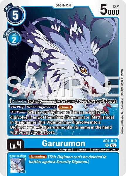 Image for Garurumon (AD1-010 R) (Advanced Booster Digimon Generation) (AD-01) - Digimon Card Game