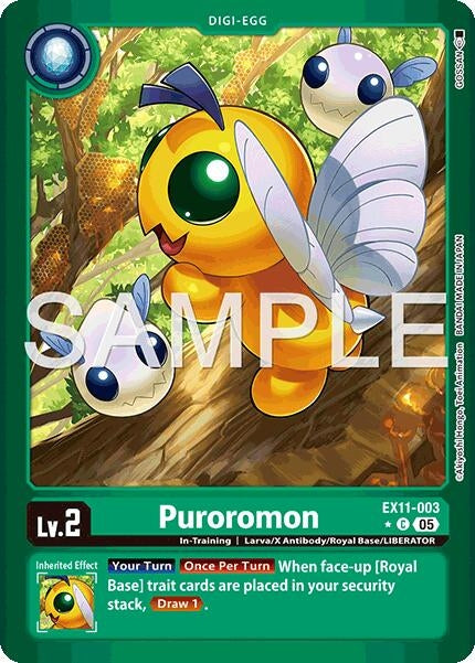 Image for Puroromon (Limited Foil) (EX11-003 C) (Dawn of Liberator) - Digimon Card Game