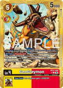 Image for GeoGreymon - BT21-042 (Gold Border) (BT21-042 C) (Advanced Booster Digimon Generation) - Digimon Card Game