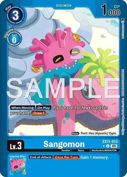Image for Sangomon (Limited Foil) (EX11-013 U) (Dawn of Liberator) - Digimon Card Game