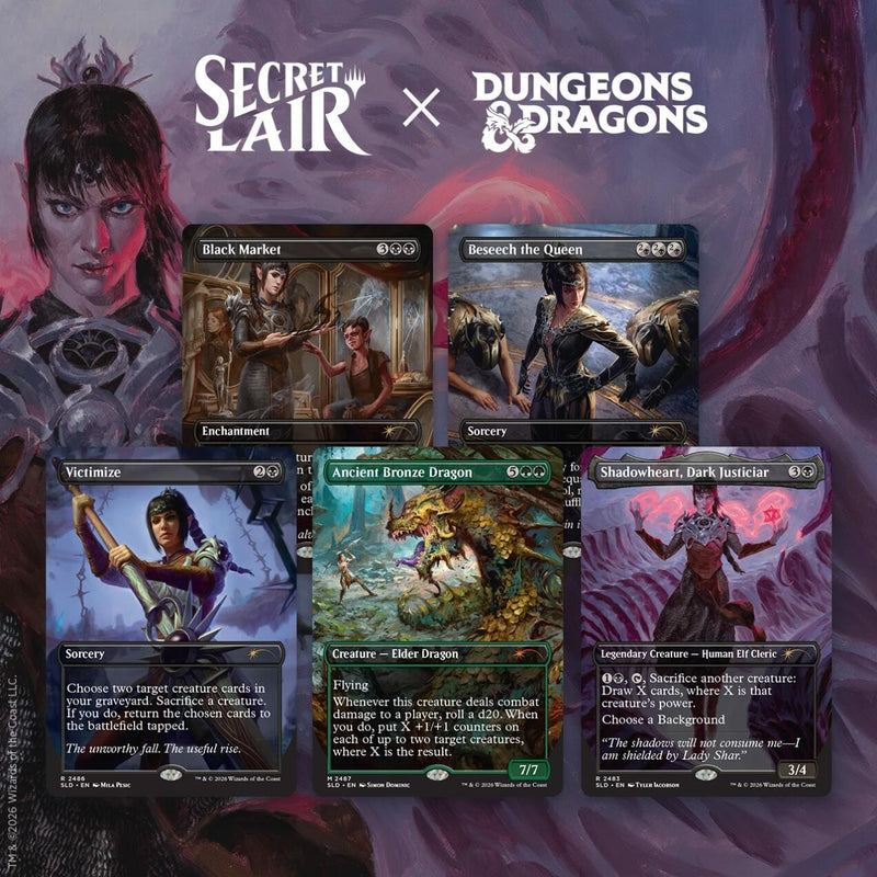 Image for Secret Lair Drop: Secret Lair x Dungeons & Dragons: Shadowheart’s Devotion - Non-Foil Edition - Magic: The Gathering