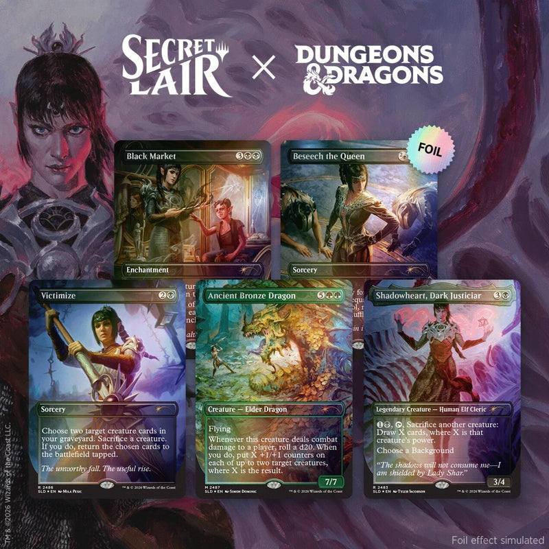 Image for Secret Lair Drop: Secret Lair x Dungeons & Dragons: Shadowheart’s Devotion - Foil Edition - Magic: The Gathering