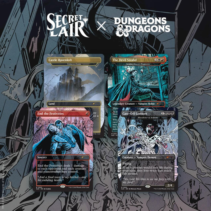 Image for Secret Lair Drop: Secret Lair x Dungeons & Dragons: Strahd’s Descent - Non-Foil Edition - Magic: The Gathering