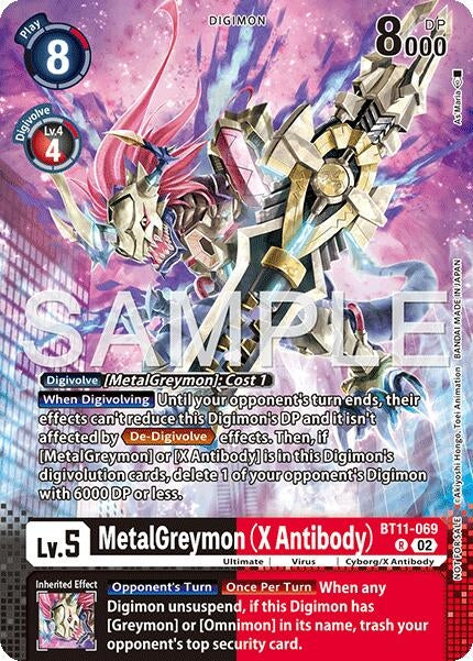 Image for MetalGreymon (X Antibody) (Event Pack 9) (BT11-069 R) (Dimensional Phase) - Digimon Card Game