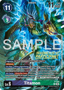 Image for Titamon (Regionals 26-27 Season 1 Participant) (P-209 P) (Digimon Promotion Cards) - Digimon Card Game