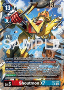 Image for Shoutmon X7 (Alternate Art) (AD1-006 SR) (Advanced Booster Digimon Generation) (AD-01) - Digimon Card Game