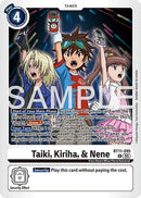Image for Taiki, Kiriha, & Nene (Reprint) (BT11-095 R) (Advanced Booster Digimon Generation) (AD-01) - Digimon Card Game