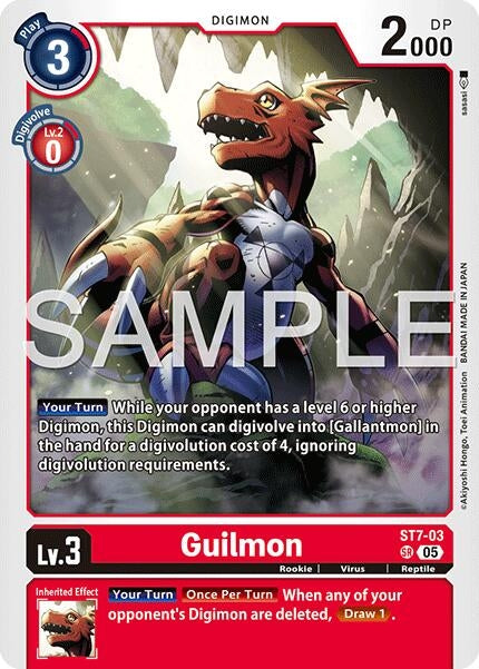 Image for Guilmon - ST7-03 (Reprint) (ST7-03 SR) (Advanced Booster Digimon Generation) (AD-01) - Digimon Card Game