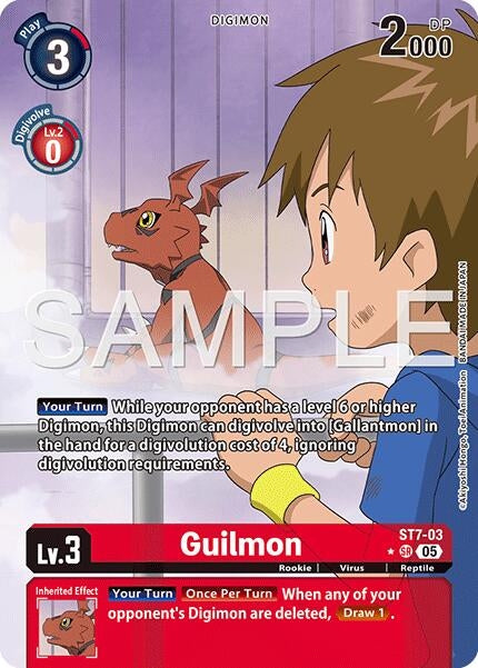 Image for Guilmon - ST7-03 (Alternate Art) (ST7-03 SR) (Advanced Booster Digimon Generation) (AD-01) - Digimon Card Game