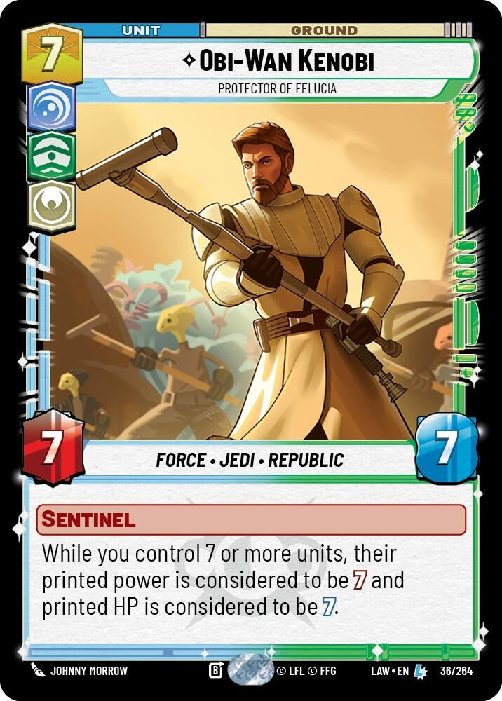 Image for Obi-Wan Kenobi - Protector of Felucia (36/264) (A Lawless Time) - Star Wars: Unlimited
