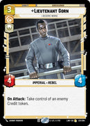 Image for Lieutenant Gorn - I Deserve Worse (221/264) (A Lawless Time) - Star Wars: Unlimited