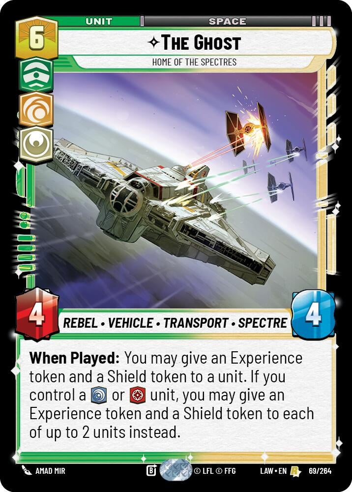 Image for The Ghost - Home of the Spectres (69/264) (A Lawless Time) - Star Wars: Unlimited