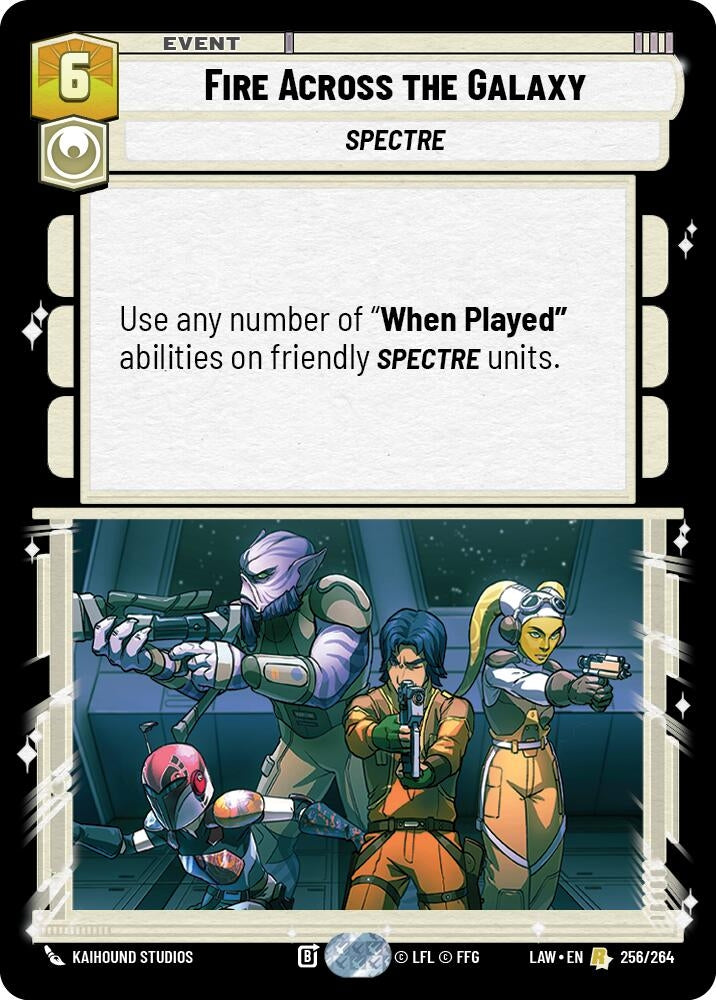 Image for Fire Across the Galaxy (256/264) (A Lawless Time) - Star Wars: Unlimited