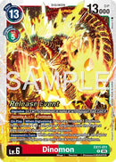 Image for Dinomon (EX11-011 R) (Dawn of Liberator Release Event Cards) (EX-11_PR) - Digimon Card Game