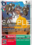 Image for MasterTyrannomon (EX11-010 U) (Dawn of Liberator Release Event Cards) (EX-11_PR) - Digimon Card Game