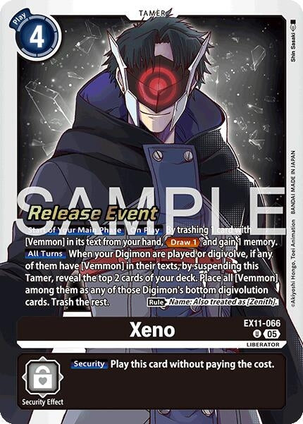 Image for Xeno (EX11-066 U) (Dawn of Liberator Release Event Cards) (EX-11_PR) - Digimon Card Game