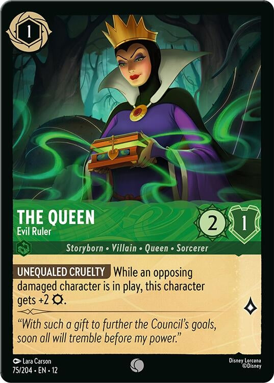Image for The Queen - Evil Ruler (75/204) (Wilds Unknown) - Disney Lorcana