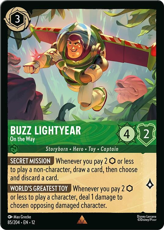 Image for Buzz Lightyear - On the Way (85/204) (Wilds Unknown) - Disney Lorcana