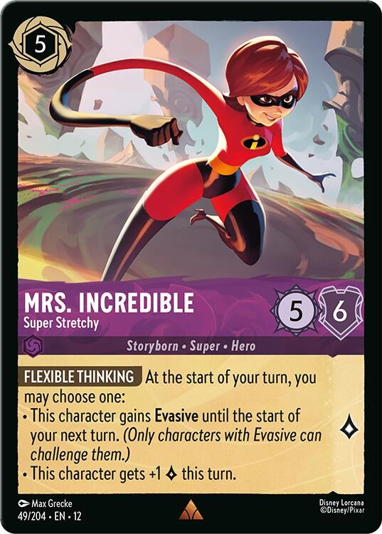 Image for Mrs. Incredible - Super Stretchy (49/204) (Wilds Unknown) - Disney Lorcana