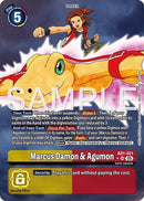 Image for Marcus Damon & Agumon (Alternate Art) (AD1-021 SR) (Advanced Booster Digimon Generation) (AD-01) - Digimon Card Game