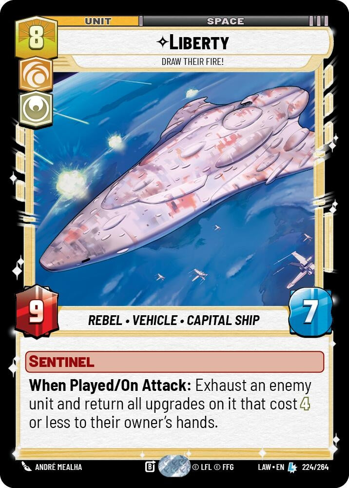 Image for Liberty - Draw Their Fire! (224/264) (A Lawless Time) - Star Wars: Unlimited