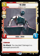 Image for K-2S0 - Locking the Vault (79/264) (A Lawless Time) - Star Wars: Unlimited