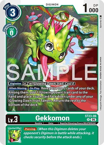 Image for Gekkomon (ST23-06 R) (Starter Deck 23: Beatbreak) (ST-23) - Digimon Card Game
