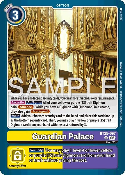 Image for Guardian Palace (BT25-097 U) (Dual Revolution) (BT-25) - Digimon Card Game
